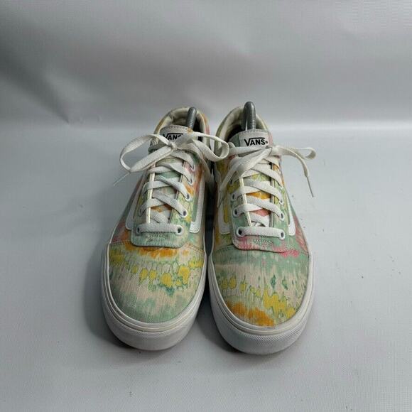 Women’s Vans‎ Ward Psychedelic Tie Dye Skate Casual Low top Sneakers Size W -10 - Picture 2 of 9
